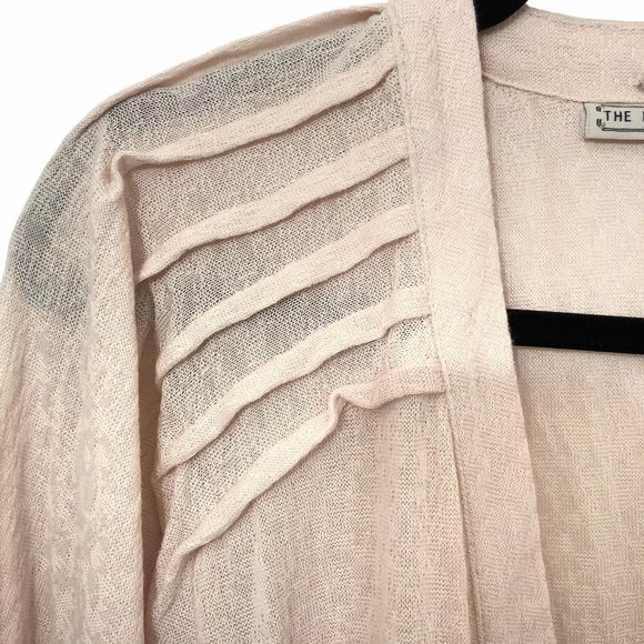 The Muses Lounge Pale Ivory Textured Balloon Long Sleeve Cardigan M - Picture 5 of 10